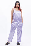 Satin nightsuit set with pyjamas