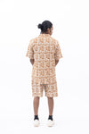 Mens printed cotton Co-ord Set