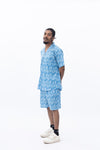 Mens printed cotton Co-ord Set