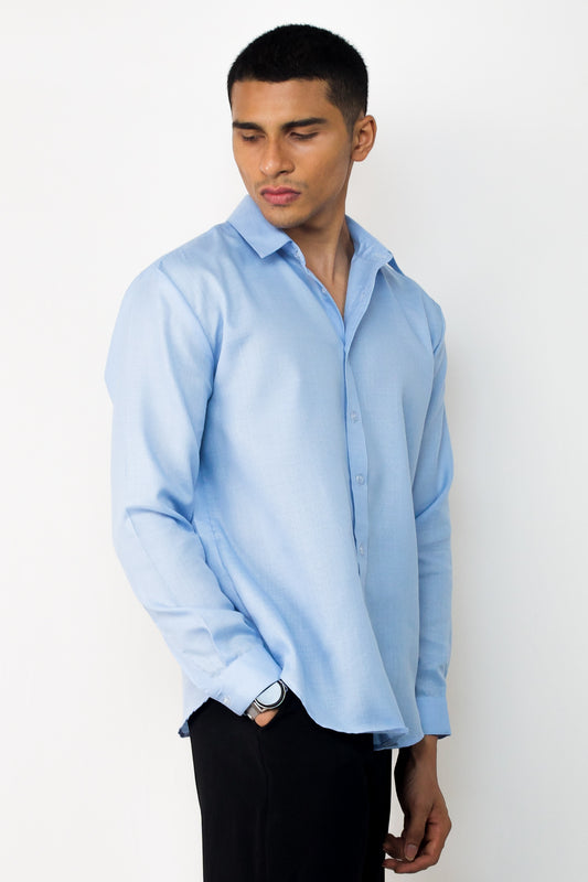 Relaxed fit cotton shirt