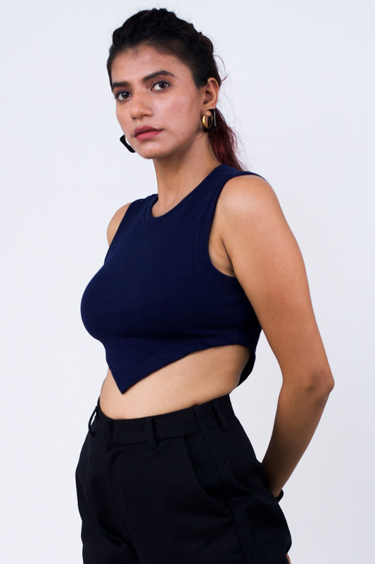 Rib crop top