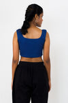 Square neck crop top