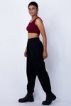 Square neck crop top