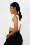 Square neck crop top