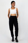 Square neck crop top