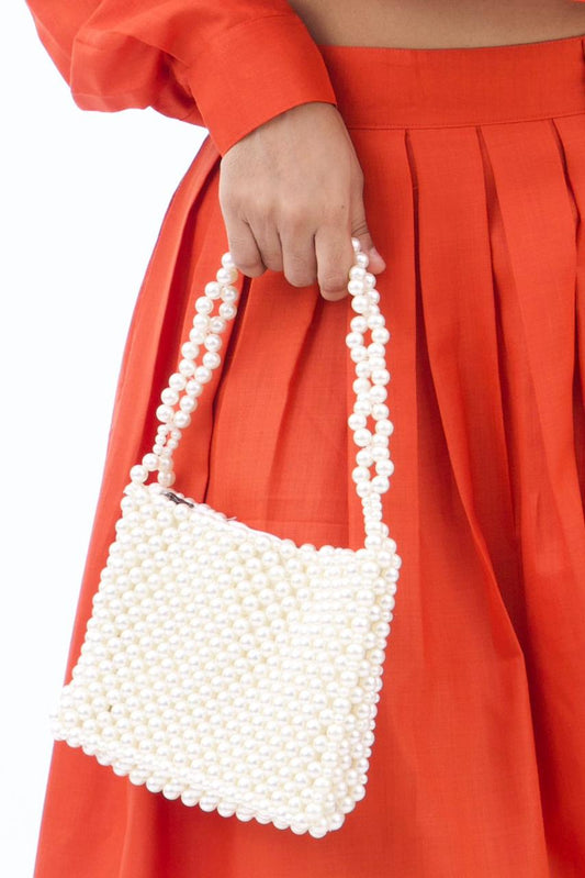 Pearl petite handbag
