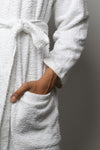 Towel material bathrobe - full length