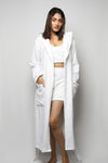 Towel material bathrobe 3 Pc set - full length