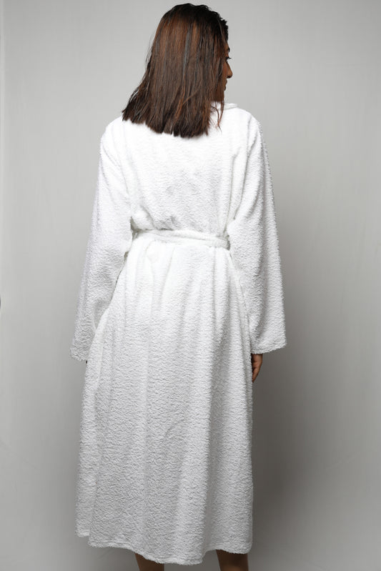 Towel material bathrobe 3 Pc set - full length