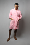 Fur bathrobe - knee length