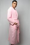 Fur bathrobe - full length