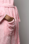 Fur bathrobe - full length
