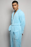 Fur bathrobe - full length