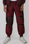 Taffeta mesh joggers