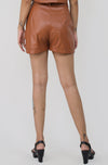 Leather hot pants
