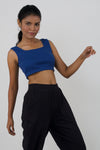 Square neck crop top